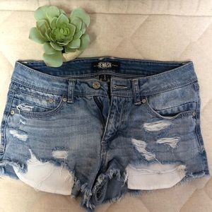Distressed Jean Shorts